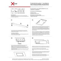 5x Aufbaurahmen LED Panel 62x62 cm Alu weiß Aufputz schraubenlose Montage