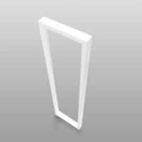 10x LED Panel Aufbaurahmen 120x30 cm Montagerahmen Aufputz Alu