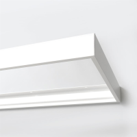 10x LED Panel Aufbaurahmen 120x30 cm Montagerahmen Aufputz Alu