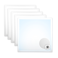 5x LED Panel 62x62 Neutralweiß 5000K 36W UGR<19...