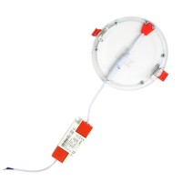 LED Einbaupanel rund weiß Ø145mm Warmweiß 3000K 9W PLm