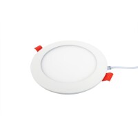 LED Einbaupanel rund weiß Ø145mm Warmweiß 3000K 9W PLm