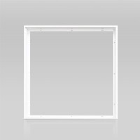 Aufbaurahmen 60x60cm LED Panel Aluminium Weiß Decken-Wandmontage einfache Installation