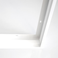 Aufbaurahmen 60x60cm LED Panel Aluminium Weiß Decken-Wandmontage einfache Installation