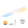 LED Panel 120x30 3CCT 3000K-4000K-6000K 40W dimmbar Fernbedienung Steck-Aufbaurahmen PLs3.0