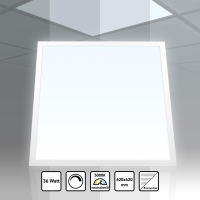 LED Panel 62x62cm Neutralweiß 5000K dimmbar 36W...