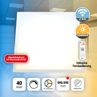 LED Panel 60x60 3CCT 3000K-4000K-6000K 40W dimmbar TUYA Fernbedienung Tuya PLs3.0