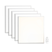 5x LED Panel 62x62 Neutralweiß 4000K 40W dimmbar...