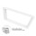 LED Panel Steck Aufputzrahmen Montage Aufbaurahmen 30x60cm Deckenmontage Weiß