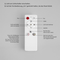 LED Panel 120x30 3CCT 3000K-4000K-6000K 40W dimmbar 2,4G mit Fernbedienung mit Drahseil-Aufhängeset PLs3.0