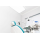 LED Panel 120x30 3CCT 3000K-4000K-6000K 40W dimmbar 2,4G mit Fernbedienung mit Drahseil-Aufhängeset PLs3.0