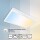 LED Panel 30x60 3CCT 3000K-4000K-6000K 24W Deckenleuchte dimmbar TRIAC Steck-Aufbaurahmen