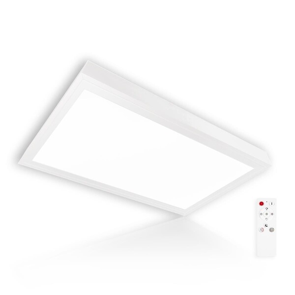 LED Panel Deckenleuchte 30x60 dimmbar Fernbedienung Lichtfarbe Umscha,  59,99 € | Panels