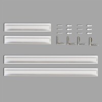LED Panel 30 x 60 cm Lichtfarbe umschaltbar 3CCT 3000K-4000K-6000K 24W dimmbar mit 2.4G RF Fernbedienung und Steck-Aufbaurahmen flimmerfrei Serie PLs3.0