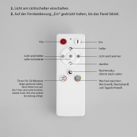 LED Panel 30x60cm 3CCT 3000K-4000K-6000K 24W dimmbar 2.4G RF Fernbedienung Steck-Aufbaurahmen PLs3.0