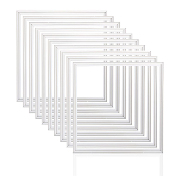LED Panel Rahmen 62x62cm - Weißer Einbaurahmen Für Deckenmontage