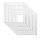 10x Einbaurahmen LED Panel 62x62 cm Montagerahmen Panel Einbau Unterputz
