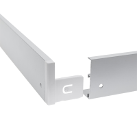 AKTION! 2x LED Panel 120x30cm Warmweiß 3000K 40W 3400lm Aufbaurahmen PLe2.2