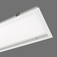 LED Panel 120x30cm Warmweiß 3000K 40W Einbaurahmen Alu PLe2.2