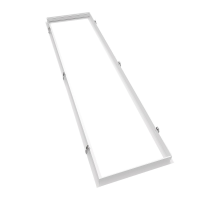 LED Panel 120x30cm Warmweiß 3000K 40W Einbaurahmen Alu PLe2.2