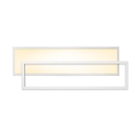 LED Panel 120x30cm Warmweiß 3000K 40W Einbaurahmen PLe2.2