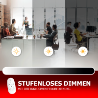 LED Panel 120x30 Warmweiß 3000K 40W dimmbar Triac Slim Alu PLe2.2