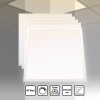 1/5/10x LED Panel 62x62cm Neutralweiß 4000K 40W Dimmbar 0-10V PLe2.2