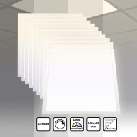 1/5/10x LED Panel 62x62cm Neutralweiß 4000K 40W Dimmbar 0-10V PLe2.2