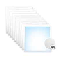10x LED Panel 62x62 cm Tageslichtweiß 6000K 36W...