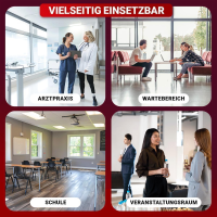 LED Anbauleuchte 150x15cm Neutralweiß 4000K LED Aufbaupanel Aufbaurahmen 20W UGR<19 BLt