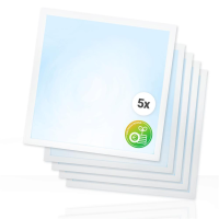 5x LED Panel 62x62cm Tageslichtweiß 6000K LED...