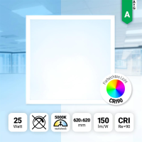 LED Panel 62x62 Neutralweiß 5000K 25W 150lm CRI90 Hohe Farbwiedergabe BLs 2.0