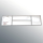 RESTPOSTEN LED Panel 120x30cm 3CCT 3000K-4000K-6000K 40W Rasterleuchte Alu Aufbaurahmen PLeS2.1