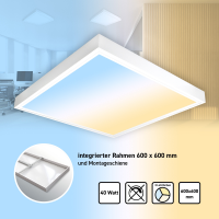 RESTPOSTEN LED Panel 60x60cm 3CCT 3000K-4000K-6000K 40W...