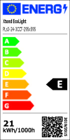 RESTPOSTEN LED Panel 60x30cm 3CCT 3000K-4000K-6000K 24W Montage Alu Aufbaurahmen