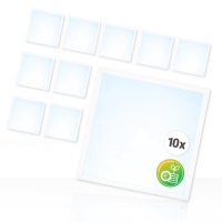 10x LED Panel 62x62 Neutralweiß 5000K 25W Rasterleuchte LED Deckenleuchte 140lm