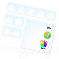 10x LED Panel 62x62 Neutralweiß 5000K 25W 150lm CRI90 Hohe Farbwiedergabe BLs 2.0