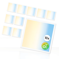 10x LED Panel 62x62 3CCT 3000K 4000K 6000K LED Deckenleuchte 25W 160lm BLs 2.0