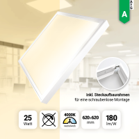 LED Panel 62x62cm Neutralweiß 4000K 25W 4500lm...