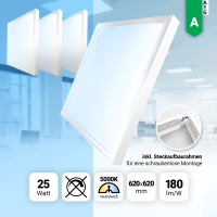 4x LED Panel 62x62cm Neutralweiß 5000K 25W LED...