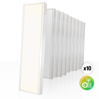 10x LED Anbaupanel 120x30cm Neutralweiß 4000K...