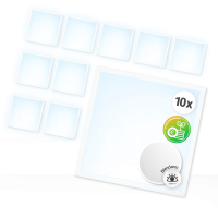 10x LED Panel 62x62cm Neutralweiß 5000K 25W 4125lm...
