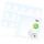 10x LED Panel 62x62cm Neutralweiß 5000K LED Deckenleuchte 25W 165lm UGR19 blendarm BLs 2.0