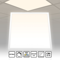 LED Panel 62x62 Neutralweiß 4000K 40W CRI90 dimmbar...