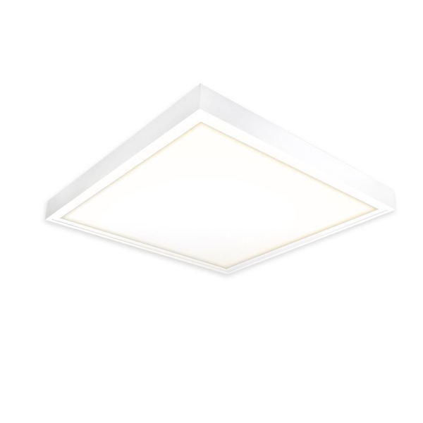 LED Panel 60x60 Neutralweiß 4000K 40W dimmbar Triac Alu Aufbaurahmen PLe2.2