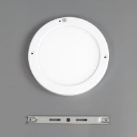 LED Aufbaupanel 220mm Warmweiß 3000K 18W 1500lm PIR-Sensor rund PLd2.0