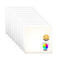 10x LED Panel 62x62 Neutralweiß 4000K 40W CRI90 dimmbar Triac Hohe Farbwiedergabe PLs3.0