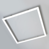 LED Panel 62x62cm Tageslichtweiß 6000K 25W 3500lm Einbaurahmen Alu weiß Ble2.0
