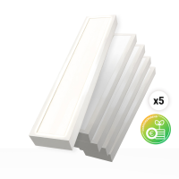 5x LED Anbaupanel 90x15cm Neutralweiß 4000K 13W UGR<19 2080lm Anbauleuchte BLt