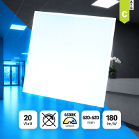 LED Backlit Panel 62x62 Kaltweiß 6500K 20W 180lm...